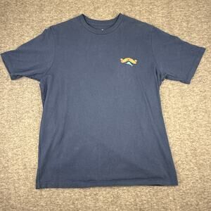 Tommy Bahama Men's T-Shirt Island Hold 'Em Poker Tiki Palm Cotton Medium Navy